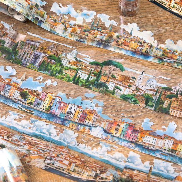 Summer In Europe Clear Washi Tapes