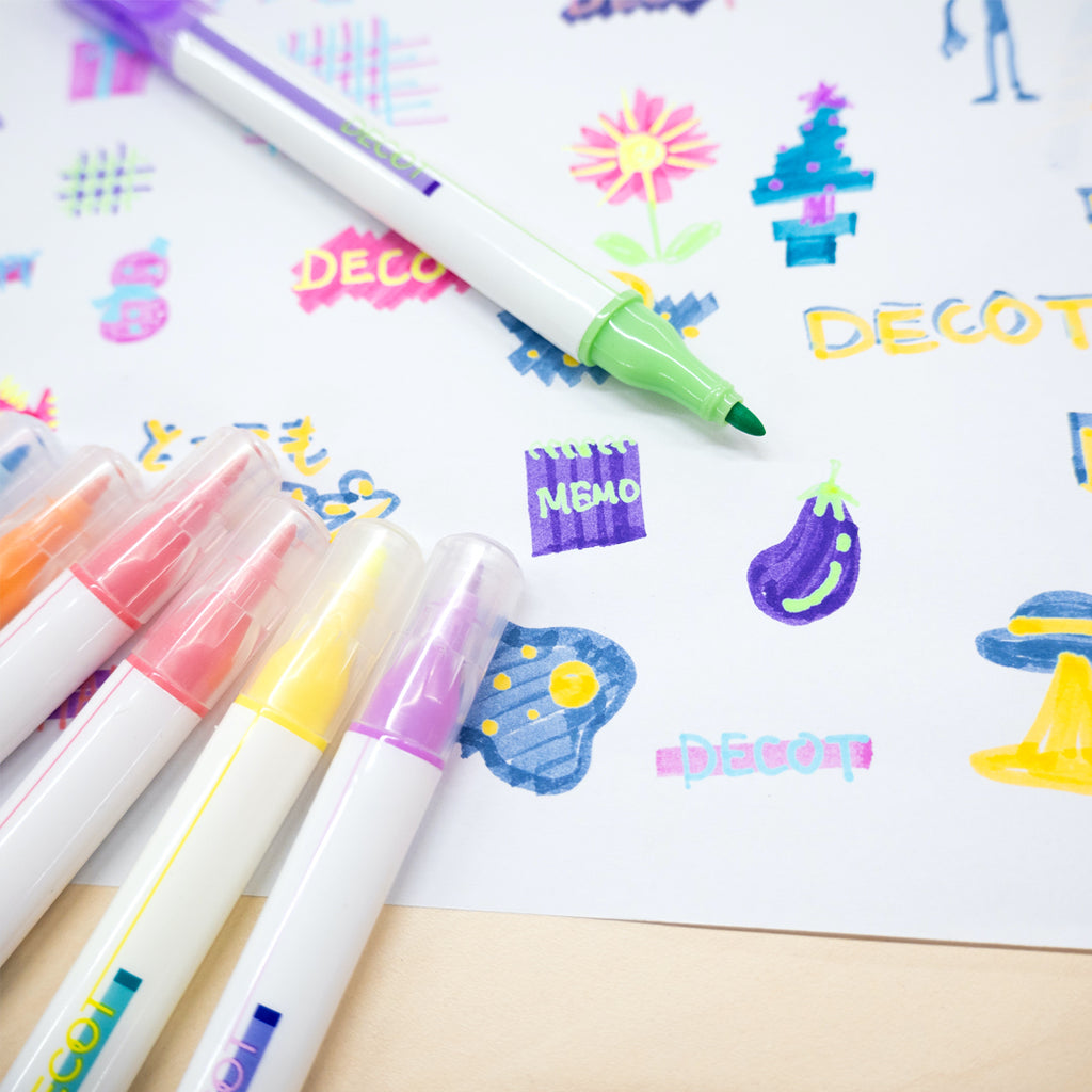 Sun-Star Decot 3 Overlay Marker - Mint & Pink