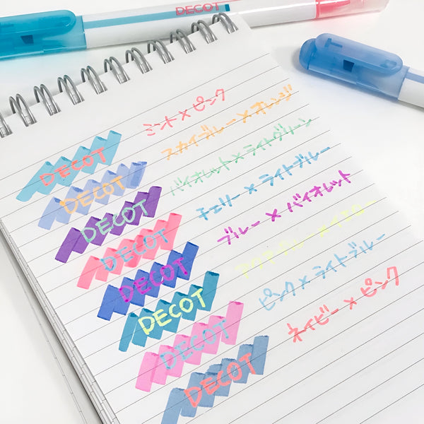 Sun-Star Decot 3 Double-Sided Color Changing Marker