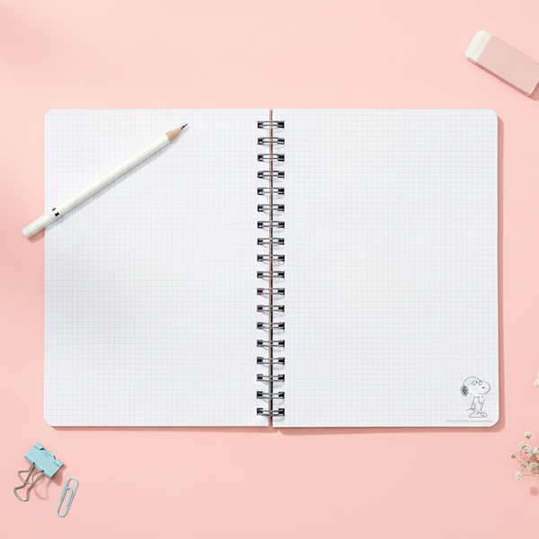 Sun-Star Peanuts Notebook - Snoopy Is The World Famous Beagle - Dark Blue - Limited Edition