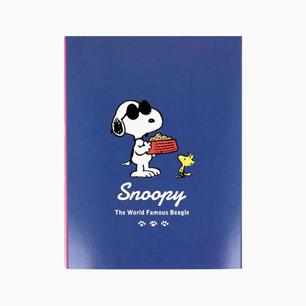Sun-Star Peanuts Snoopy Memo Pad - Dark Blue - Limited Edition