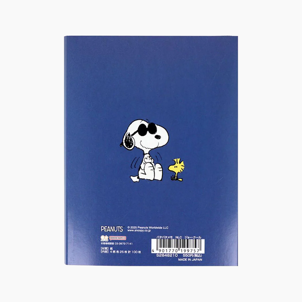 Sun-Star Peanuts Snoopy Memo Pad - Dark Blue - Limited Edition