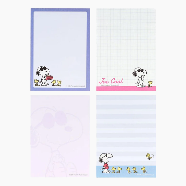 Sun-Star Peanuts Snoopy Memo Pad - Dark Blue - Limited Edition