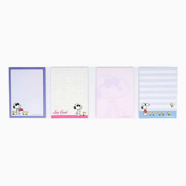 Sun-Star Peanuts Snoopy Memo Pad - Dark Blue - Limited Edition