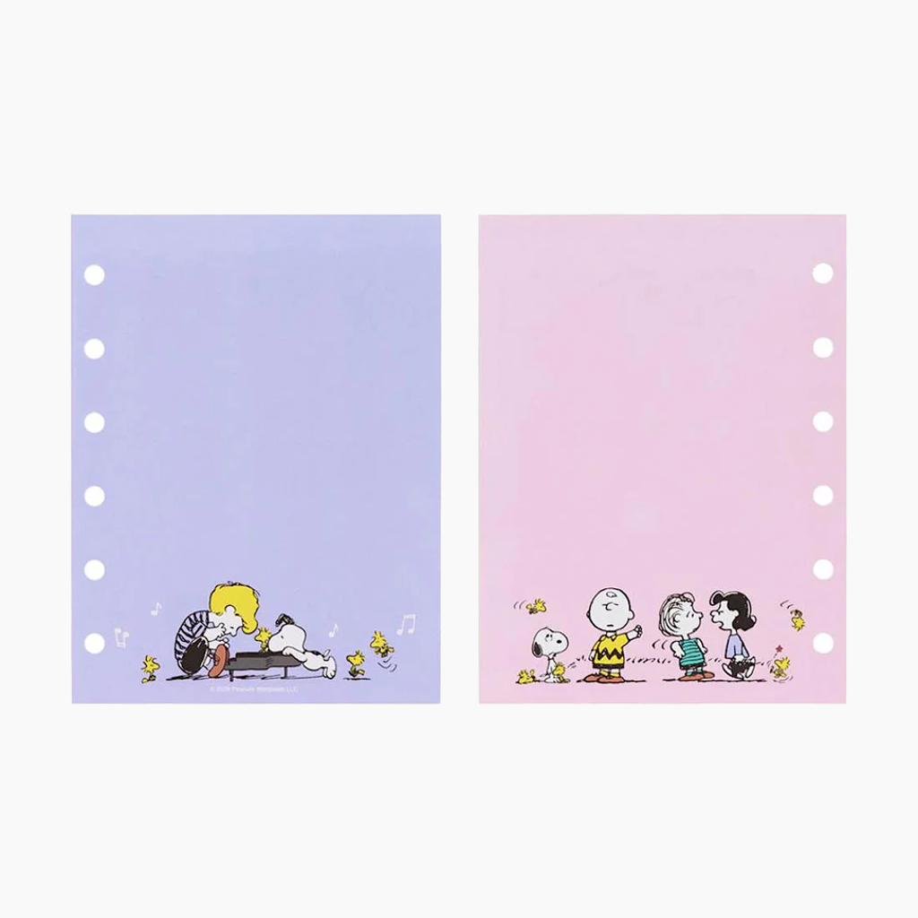 Sun-Star Peanuts Snoopy Notepad - Light Pink | Kawaii Pen Shop