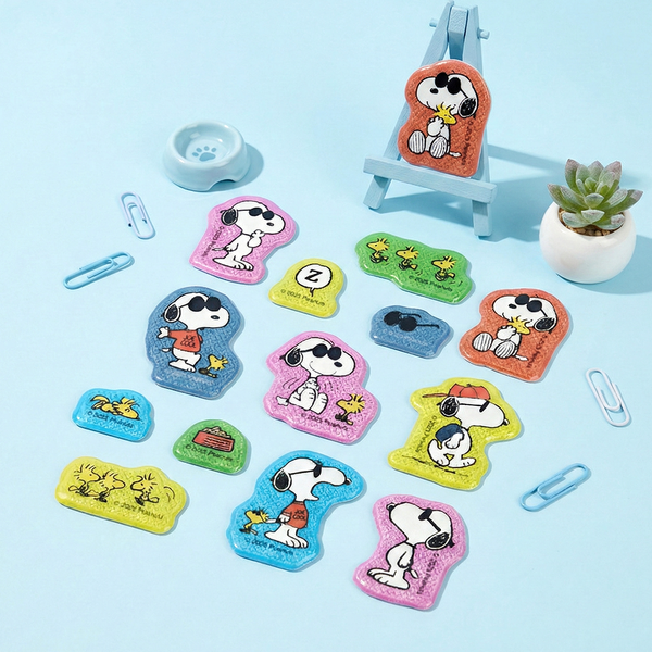 Sun-Star Peanuts Snoopy Stickers - Dark Blue - Limited Edition