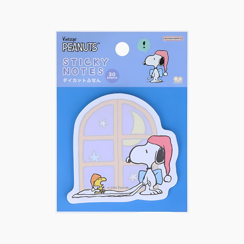 Sun-Star Peanuts Snoopy Sticky Notes - Good Night - Limited Edition