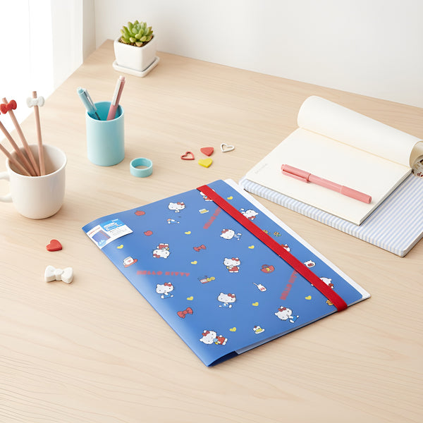 Sun-Star Sanrio Hello Kitty Clear Book - A4 - Light Pink - Limited Edition