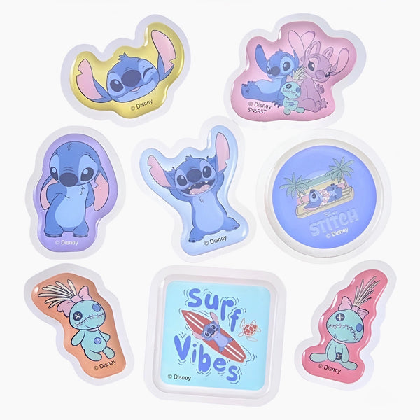 Sun-Star & Disney Stitch Flake Stickers - Limited Summer Edition - Beige