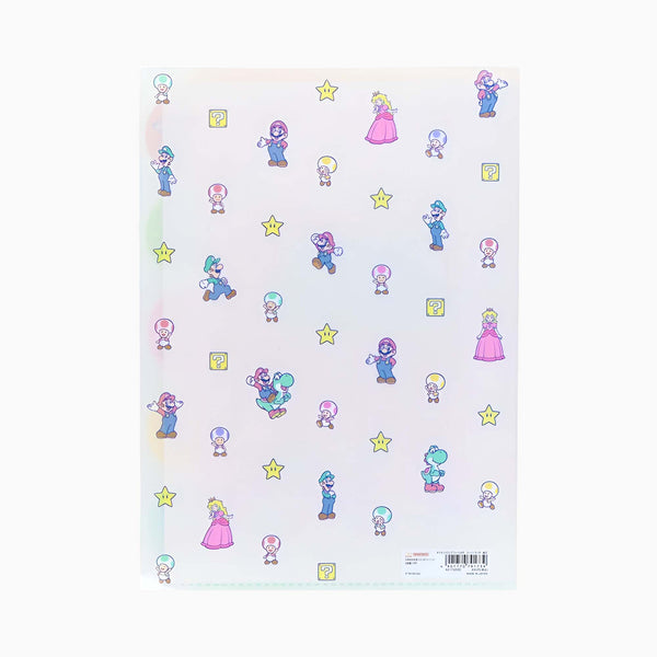 Sun-Star & Nintendo Super Mario Folder With Dividers - Mikata - Limited Edition