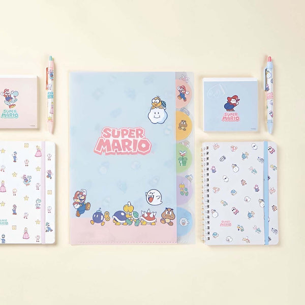 Sun-Star & Nintendo Super Mario Folder With Dividers - Teki - Limited Edition