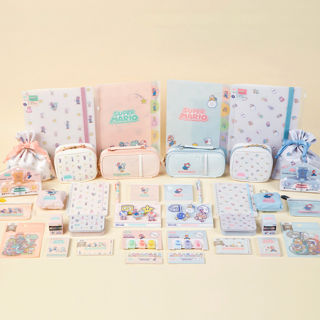 Sun-Star & Super Mario Sticky Notes - Limited | Kawaii Pen Shop