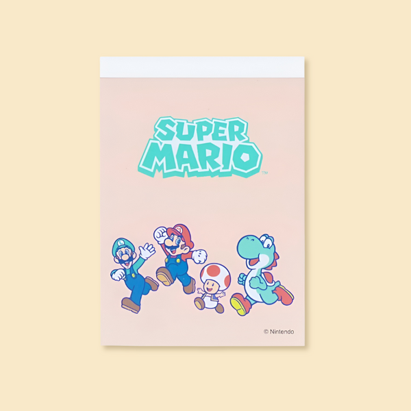 Sun-Star & Nintendo Super Mario Memo Pad - Limited Edition - Mikata