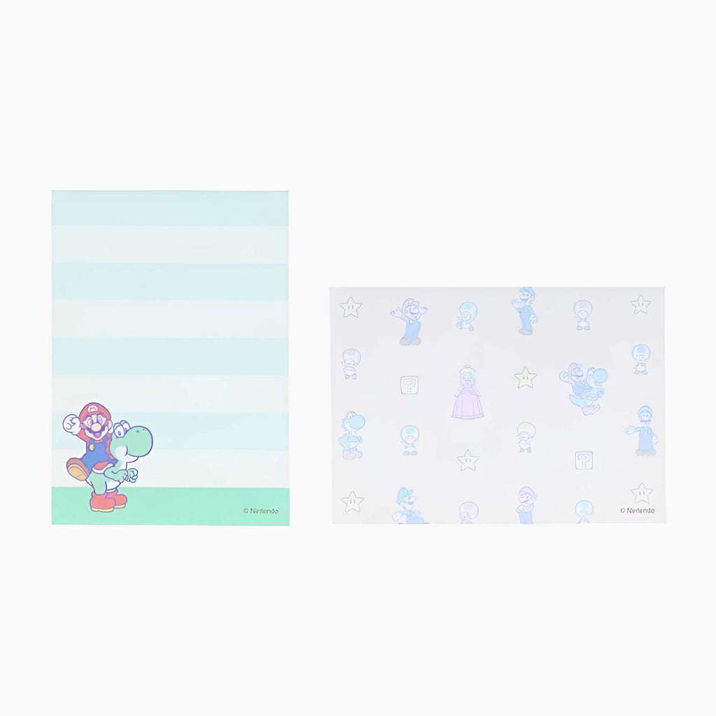Spring Pad Mario Sun-Star & Nintendo Super Mario Memo Pad - Limited | Kawaii Pen Shop