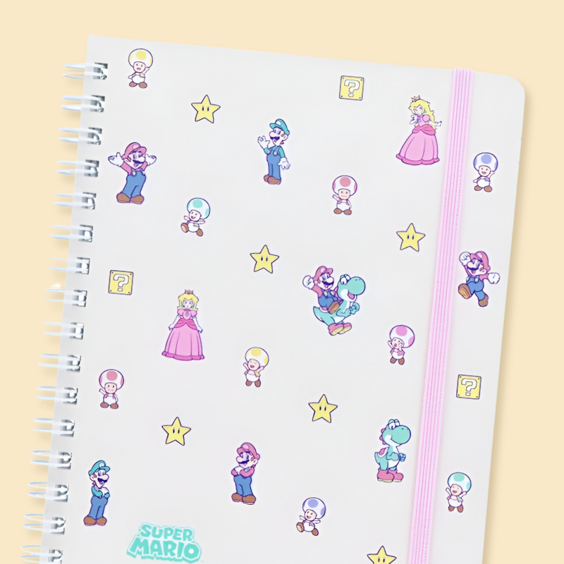 Sun-Star & Nintendo Super Mario Notebook - Limited | Kawaii Pen Shop