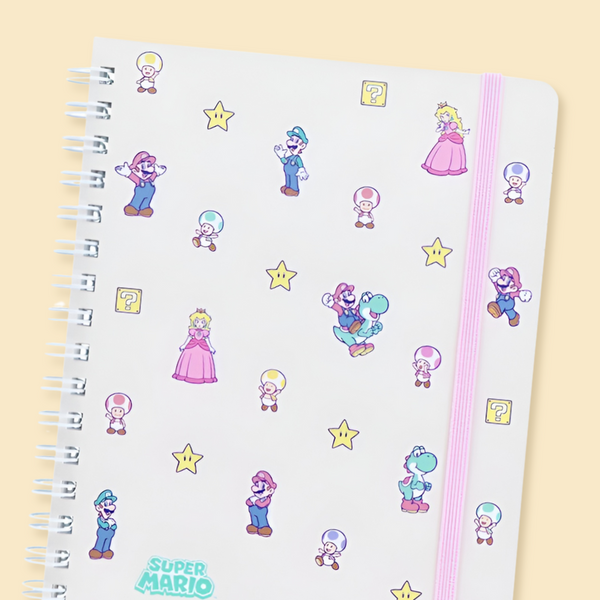 Sun-Star & Nintendo Super Mario Notebook - Limited Edition - Mikata