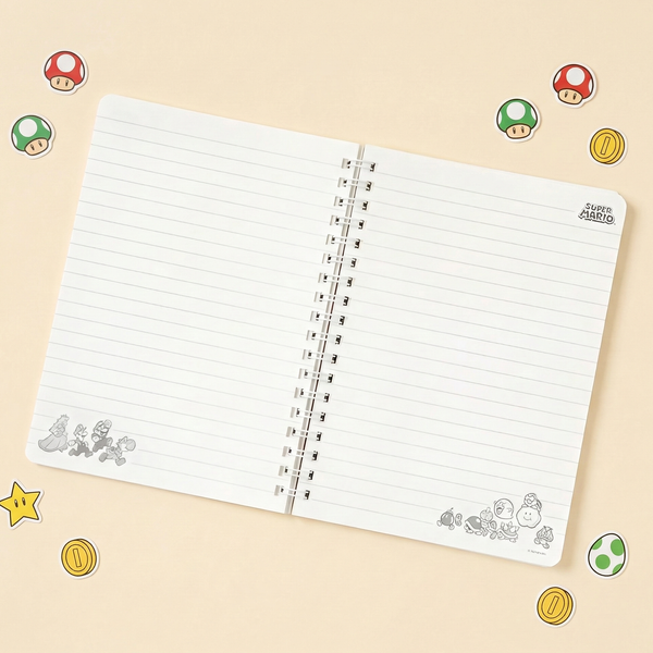 Sun-Star & Nintendo Super Mario Notebook - Limited | Kawaii Pen Shop