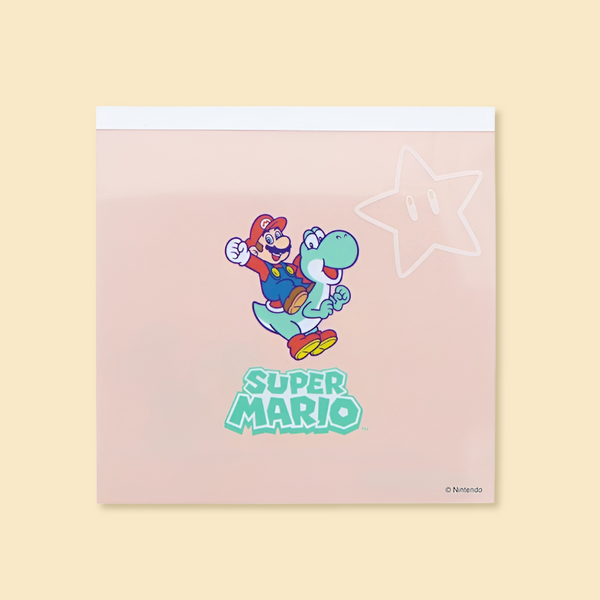 Sun-Star & Nintendo Super Mario Square Memo Pad - Limited Edition