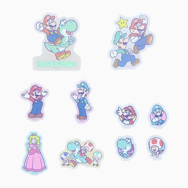 Sun-Star & Nintendo Super Mario Stickers - Limited Edition