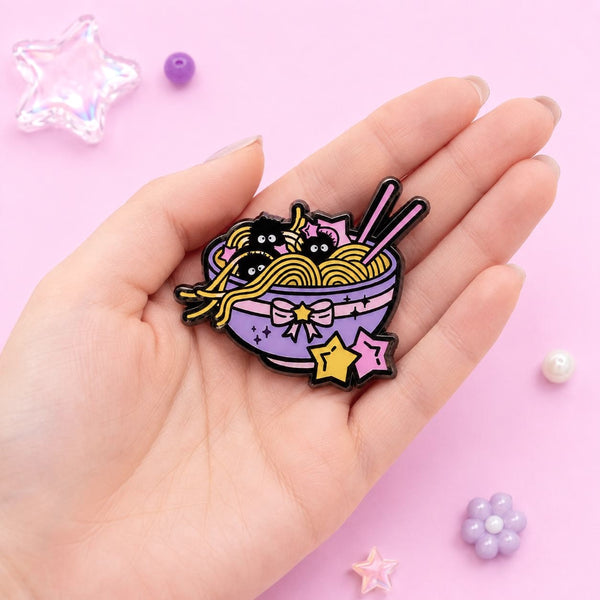 Susuwatari Ramen Enamel Pin