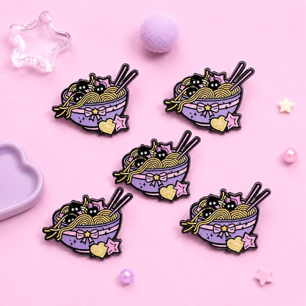 Susuwatari Ramen Enamel Pin