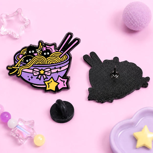 Susuwatari Ramen Enamel Pin
