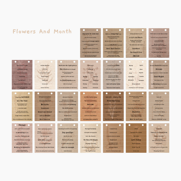 Sweet Phrases Decorative Paper