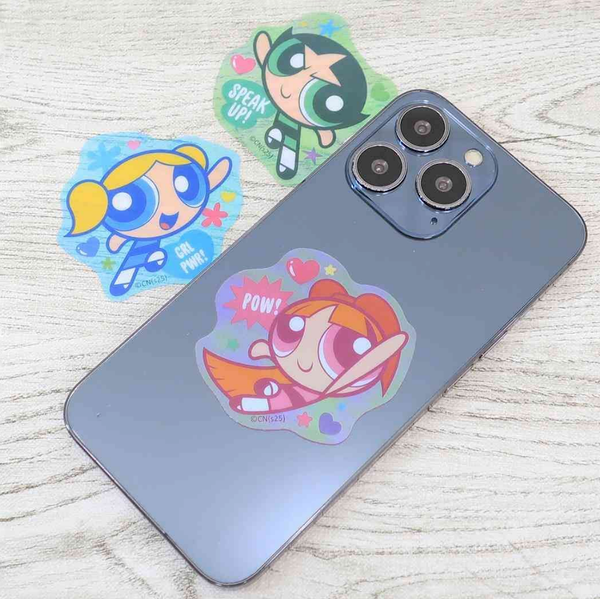 The Powerpuff Girls Large Clear Sticker Set - Limited Aurora Edition