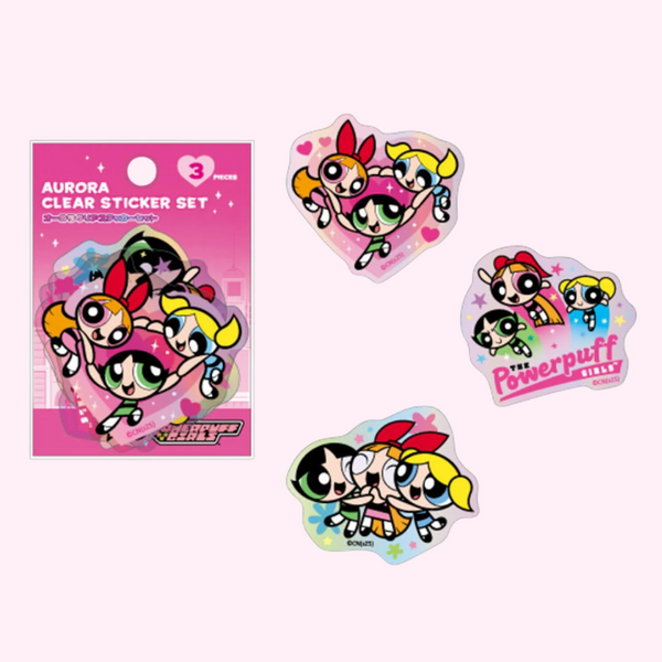 The Powerpuff Girls Clear Sticker Set - Limited Aurora Edition