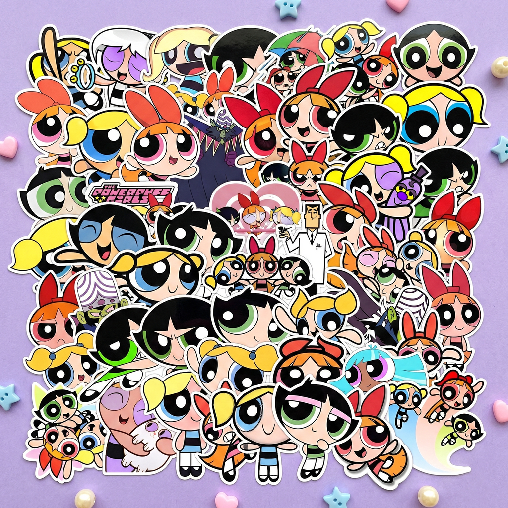 The Powerpuff Girls Cartoon Stickers