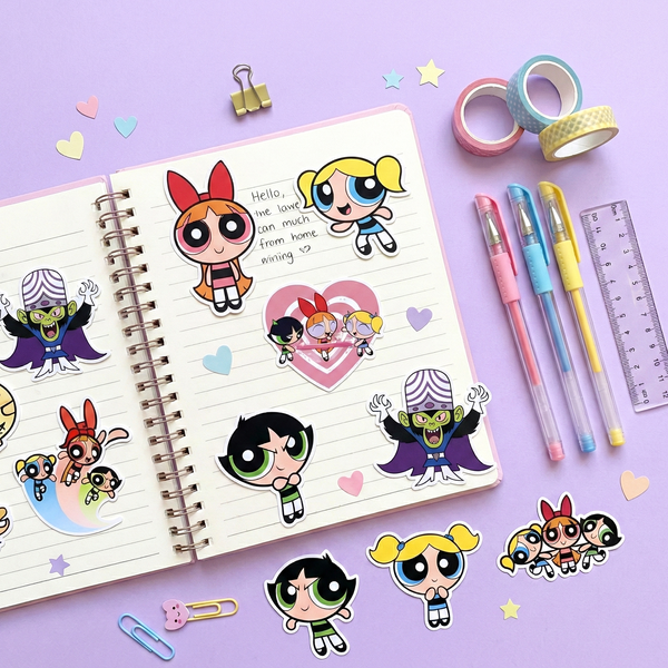 The Powerpuff Girls Cartoon Stickers