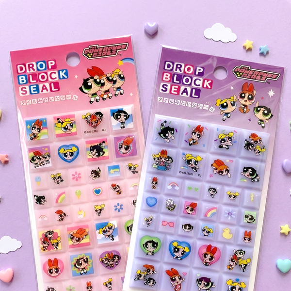 The Powerpuff Girls Drop Block Stickers