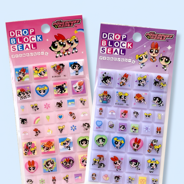 The Powerpuff Girls Drop Block Stickers