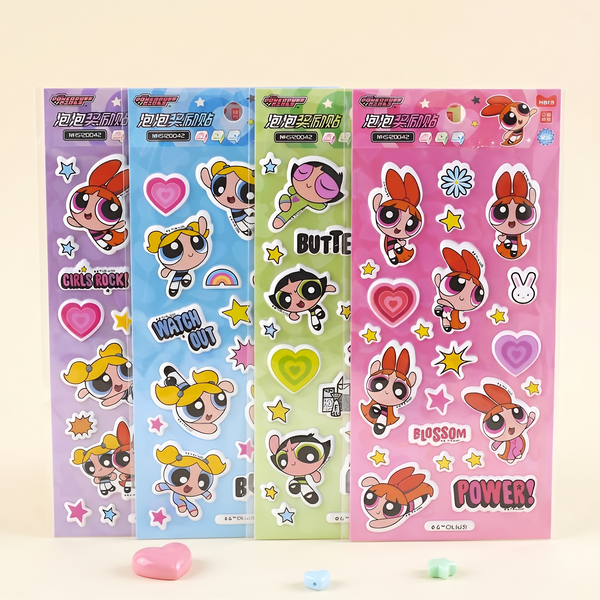 The Powerpuff Girls Puffy Stickers