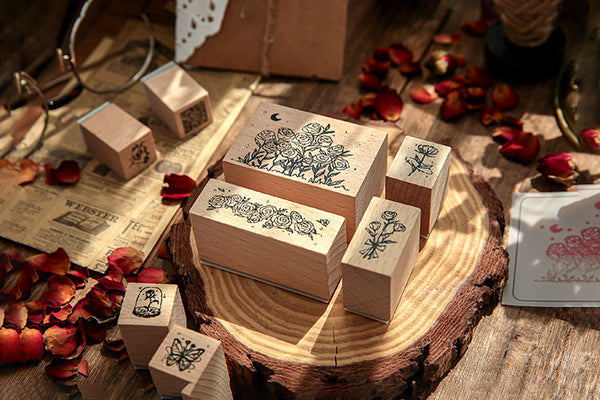 The Rose Poetry Stamp Set