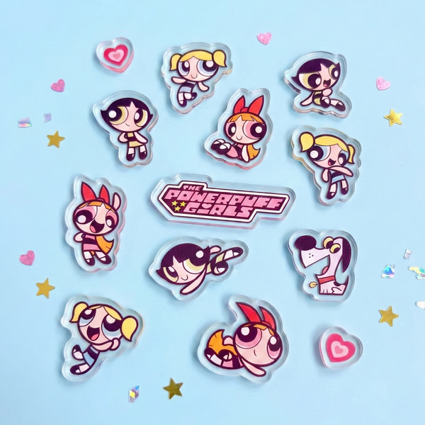 The Powerpuff Girls Acrylic Flake Set