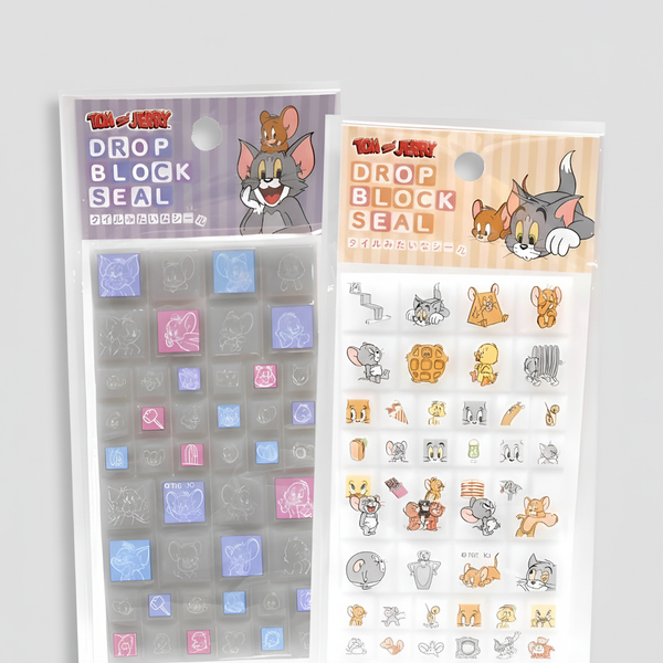 Tom & Jerry Drop Block Stickers