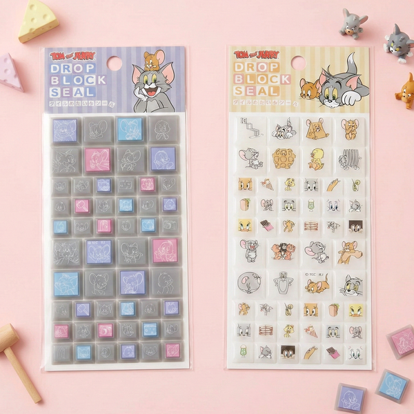 Tom & Jerry Drop Block Stickers