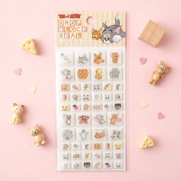Tom & Jerry Drop Block Stickers