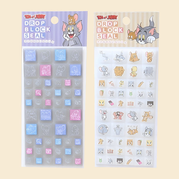 Tom & Jerry Drop Block Stickers