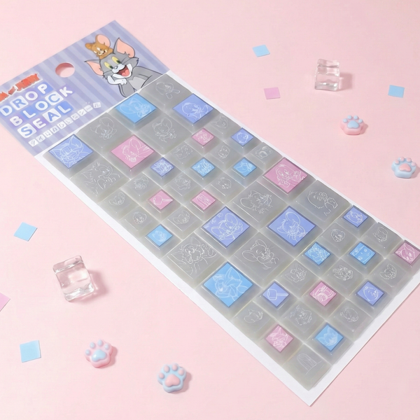 Tom & Jerry Drop Block Stickers
