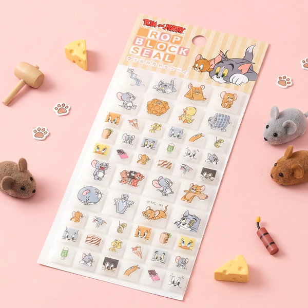 Tom & Jerry Drop Block Stickers