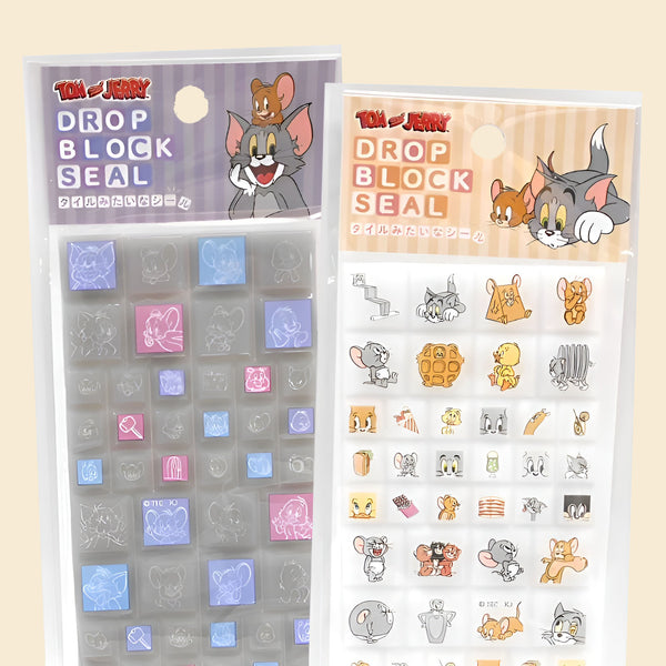 Tom & Jerry Drop Block Stickers