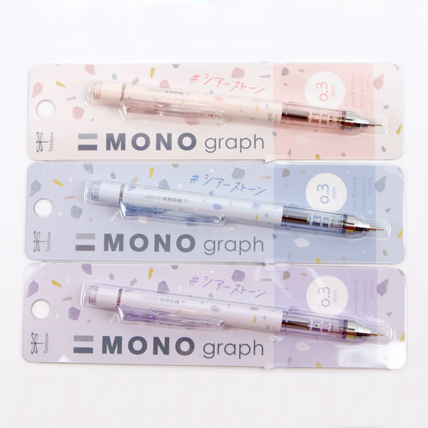 Tombow Mono Graph Shaker Mechanical Pencil - Muted Pastel - Limited Edition
