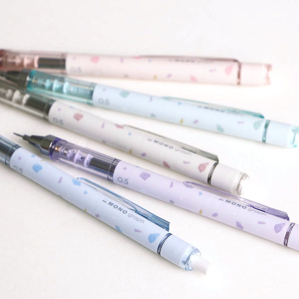 Tombow Mono Graph Shaker Mechanical Pencil - Muted Pastel - Limited Edition
