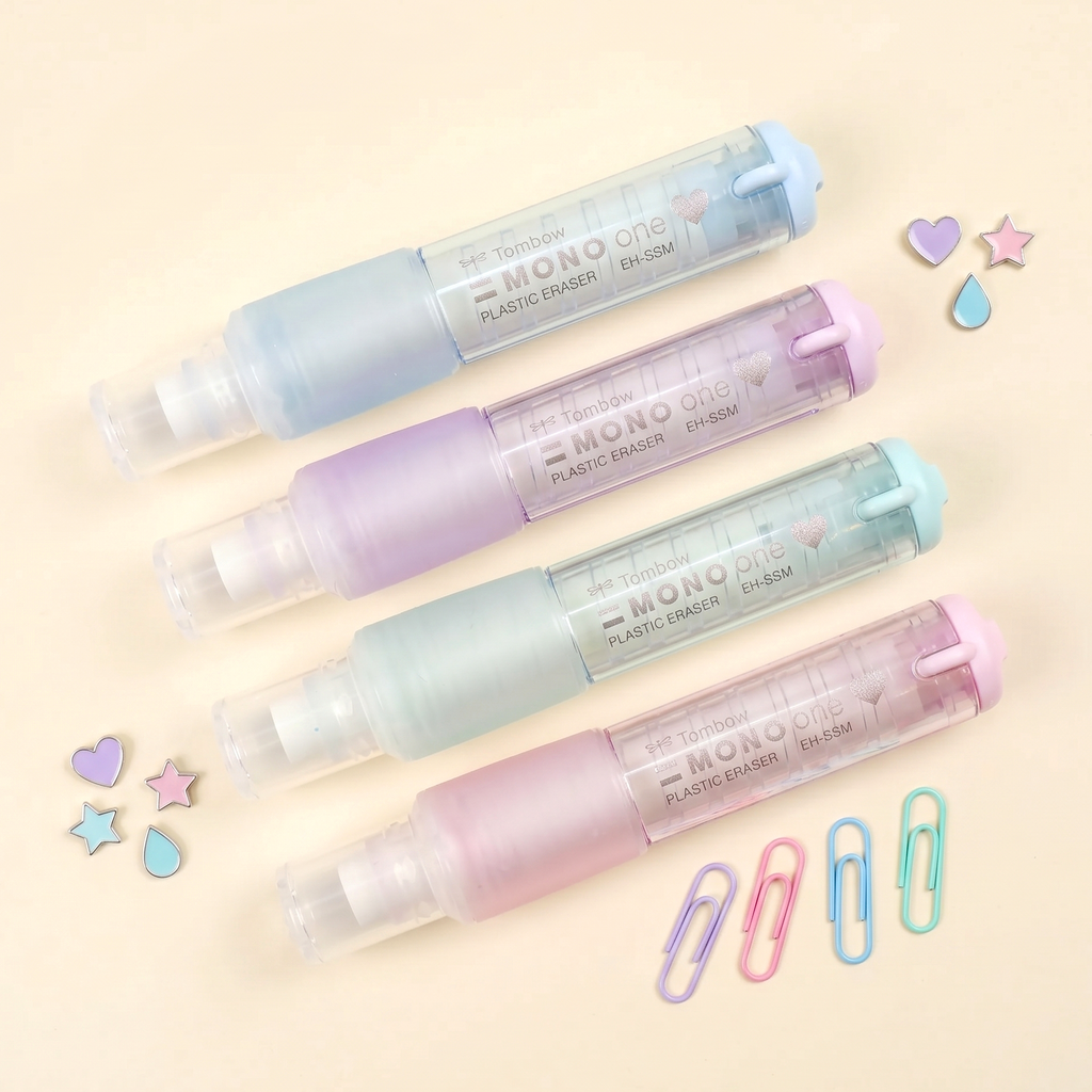 Tombow Mono One Holder Eraser - Matte Pastel Series