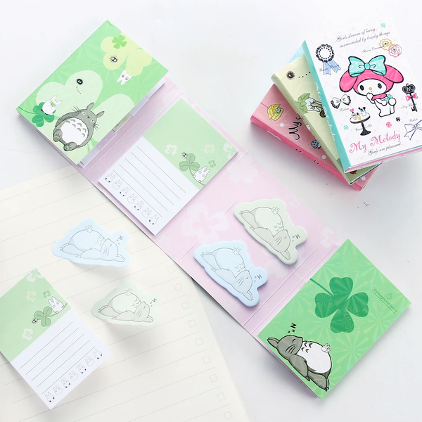 Totoro & My Melody Sticky Memo Set