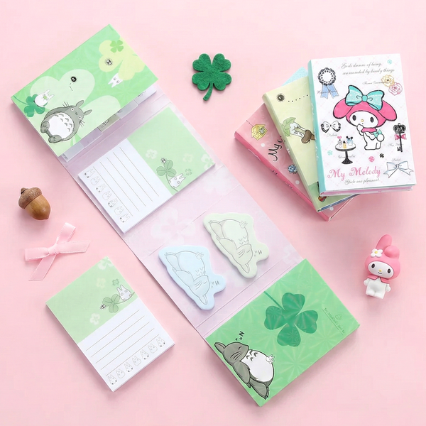Totoro & My Melody Sticky Memo Set