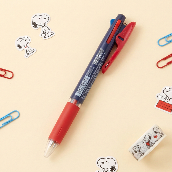 Uni Jetstream Peanuts Snoopy 3-in-1 Multi Color Pen - Heart Hug