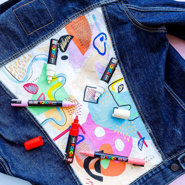 Uni Posca Paint Marker - Extra Fine Point - 12 Color Set